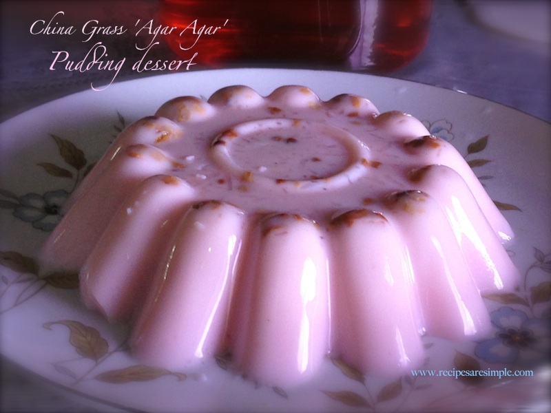 China Grass PUDDING