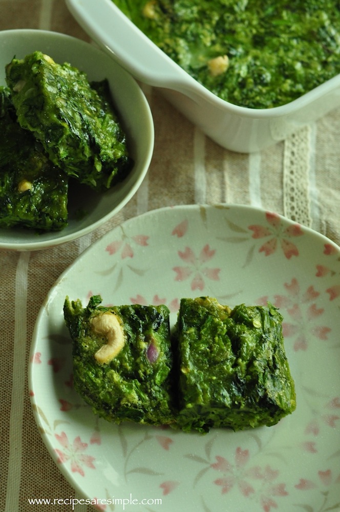 Simple Baked Spinach Tasty Recipe - Healthy Spinach Squares! Yumm!