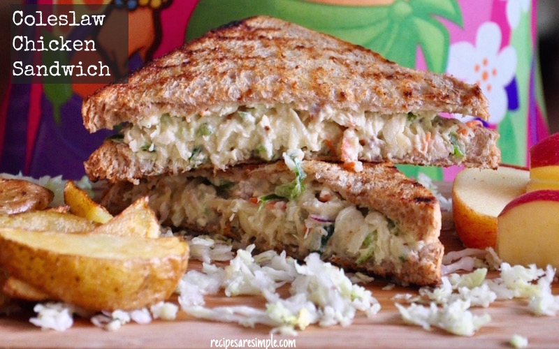 Coleslaw Chicken Sandwich