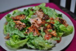 Salmon Salad – Delicious Watercress and Parsley Dressing -‘Delish!!’