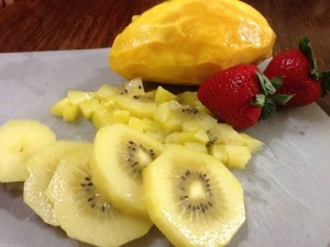 fruits for filling 300x225 Light as Air Sponge Cake with Fresh Fruit and Whipped Cream