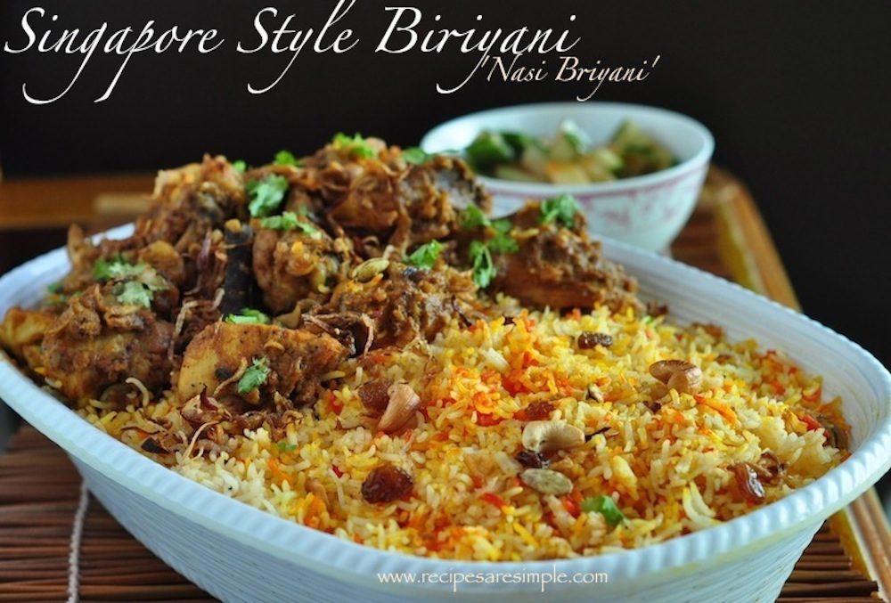 Singapore Nasi Briyani | A ‘Fusion’ Biriyani