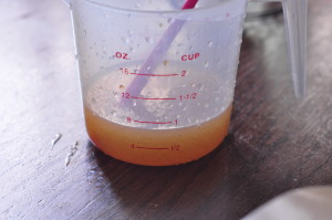 oil juice vanilla