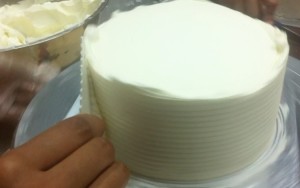 ridged edges 300x188 Light as Air Sponge Cake with Fresh Fruit and Whipped Cream