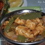 capsicumchicken 150x150 Chilli Fish Recipe   Indo Chinese