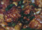 Chicken Manchurian / Cauliflower Manchurian