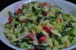 Salad with Olive and Grapes