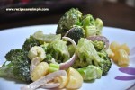 Broccoli Slaw with Celery and Pasta – Quickie