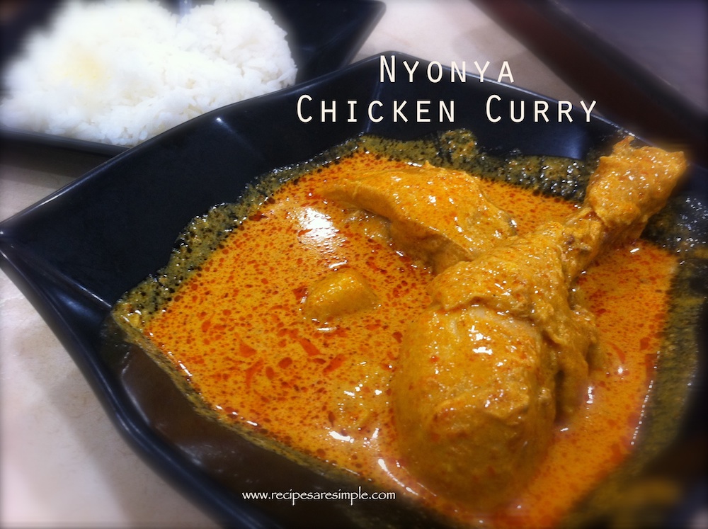 Malaysian (Nyonya) Chicken Curry