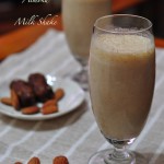 date and almond shake 150x150 Badam Milk Drink   Almond Milk with Saffron and Cardamom