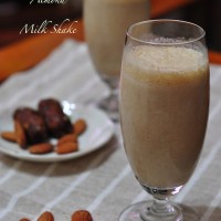 date and almond shake 200x200 Drinks and Beverages