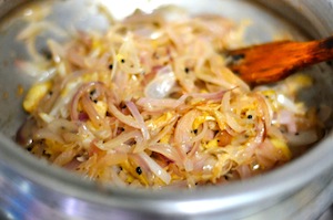 nadan chicken curry - thickened