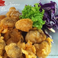 MushroomFritters 200x200 Vegetarian and Egg Recipes
