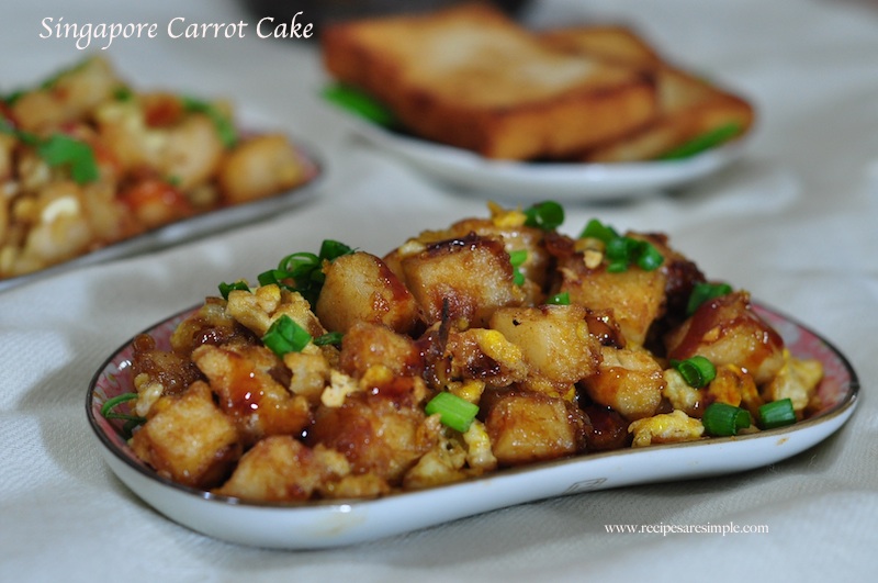 Singapore Carrot Cake | Fried Carrot Cake