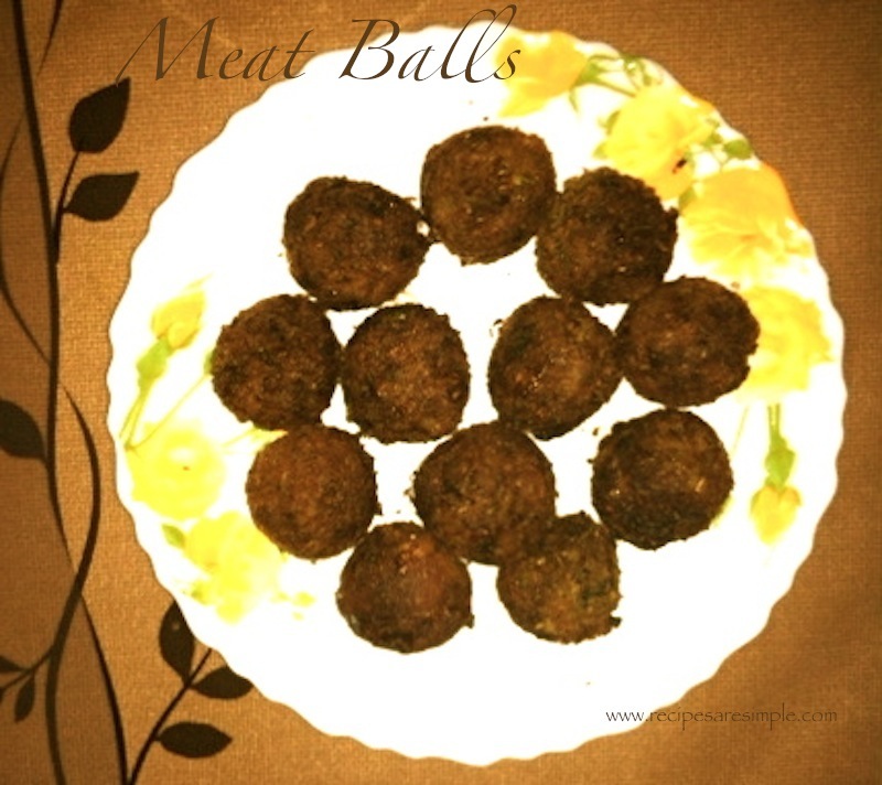 Breaded MeatBalls (Indian)