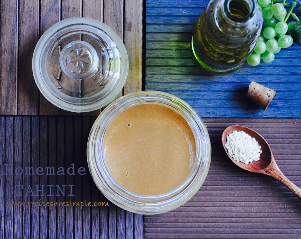 How to Make Tahini Sesame Paste