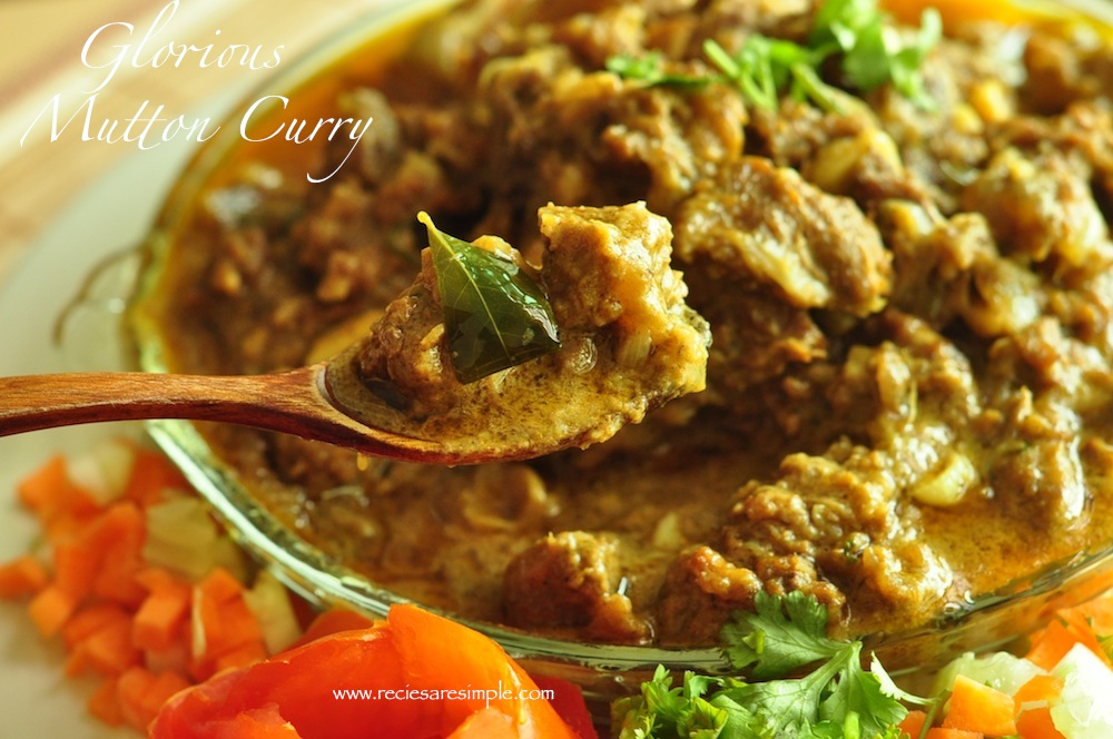 Mutton Curry with Coconut Milk – Stewed – Kerala Style