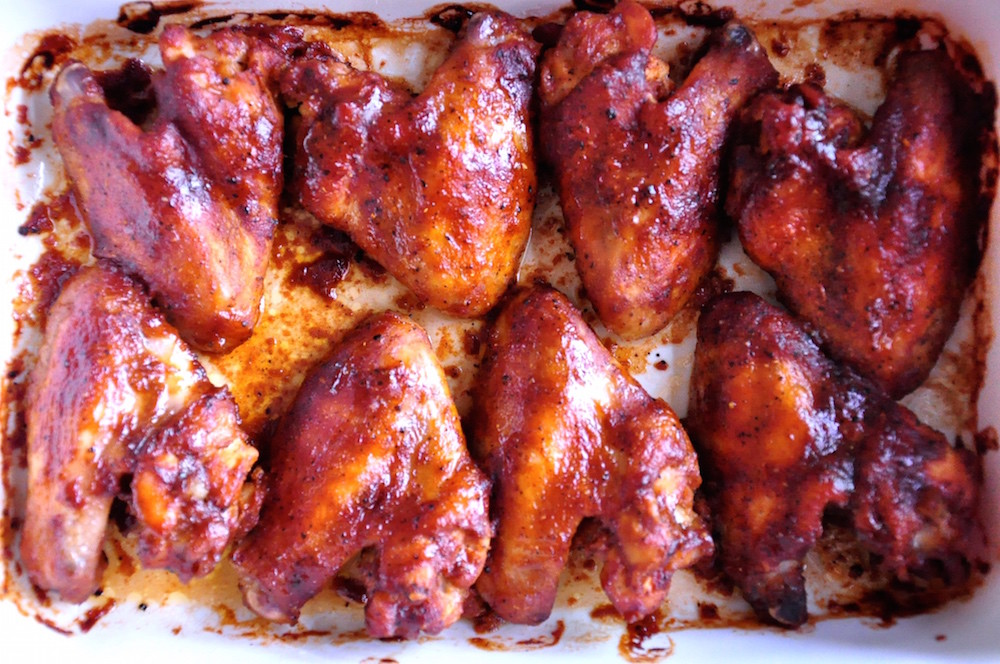 spicy sticky chicken wings recipe