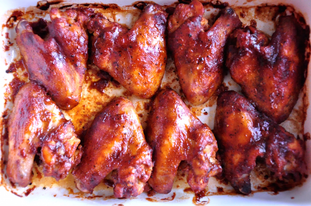 Sticky Spicy Chicken Wings