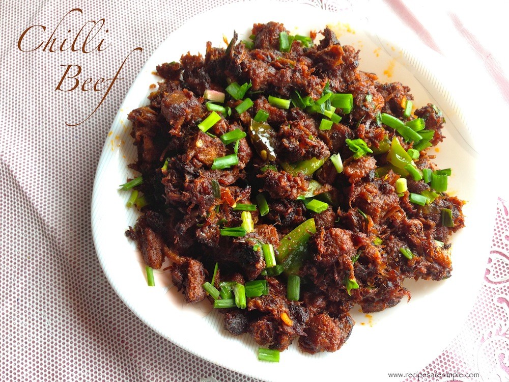 chili beef fry