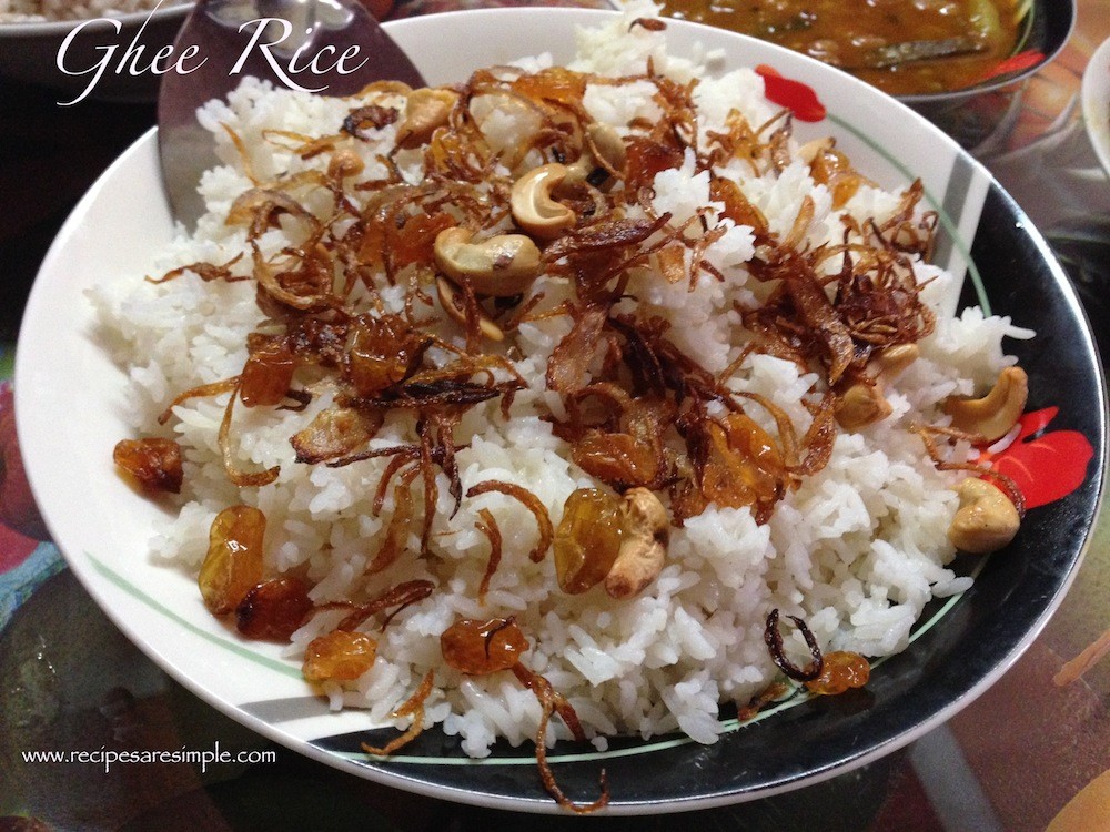 Ney Choru Ghee Rice
