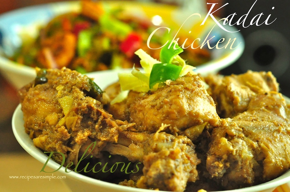 kadai chicken Kadai Chicken or Chicken Karahi   Melts in your mouth!!! So Good!