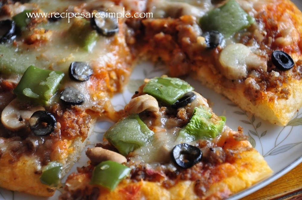 Middle Eastern Pizza – With Mince and Baharat Spice