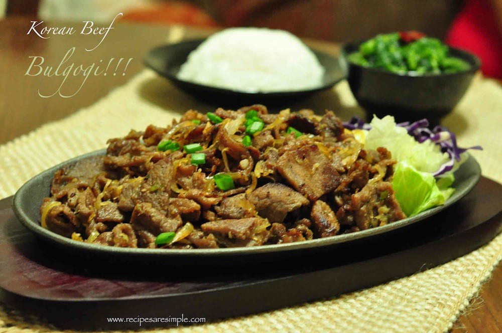 Korean Beef - Bulgogi