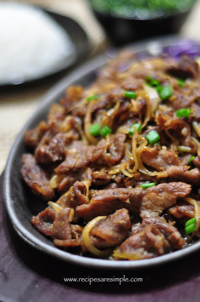 Korean Beef Bulgogi Made in Cast Iron Wok / Skillet