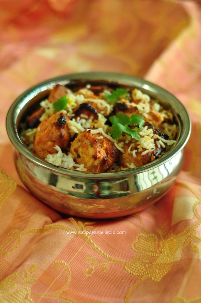 Chicken Tikka Biryani - Lighter and Simple to Make