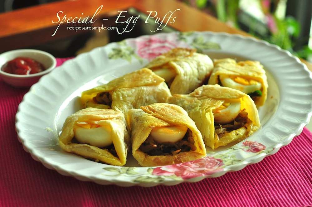 Egg Puffs Made with Roti Prata – My Secret