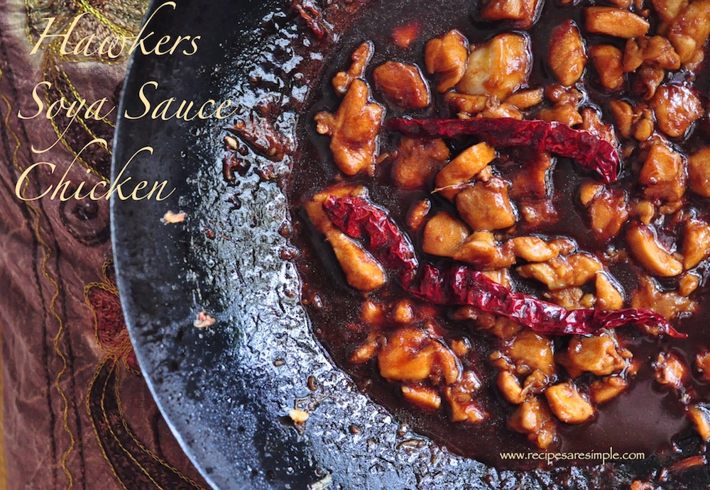 Singapore Hawkers Style Soya Sauce Chicken
