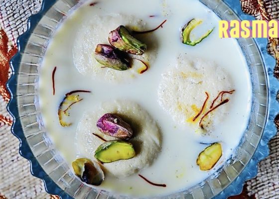 Rasmalai – Sweetened Milk Dessert with Soft Paneer(Cottage cheese) Dumplings