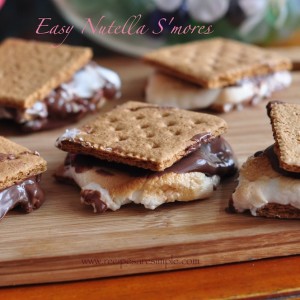 Nutella Smores 300x300 Dessert Recipes   Sweet Snacks   Cookies