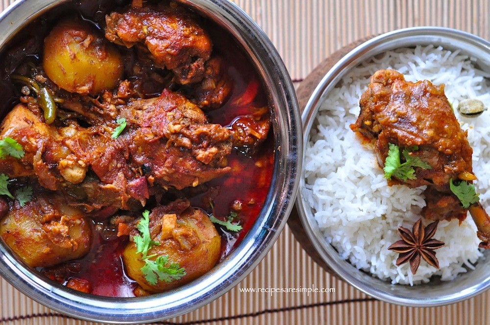 Indian chicken curry