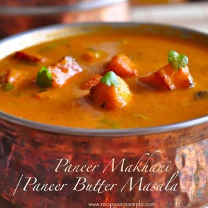 paneer butter masala 300x300 Vegetarian and Egg Recipes