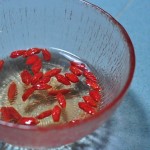soaked goji berries 150x150 Date and Ginger Tea   FounTEA of Youth