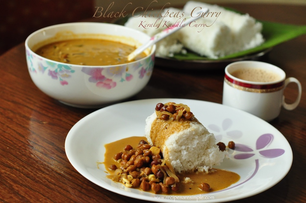 Kadala Curry Kerala Style – Simple Black ChickPeas Curry