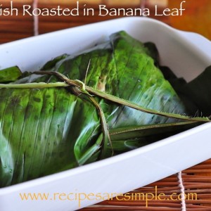 fish roasted in banana leaf 300x300 Baked Dishes