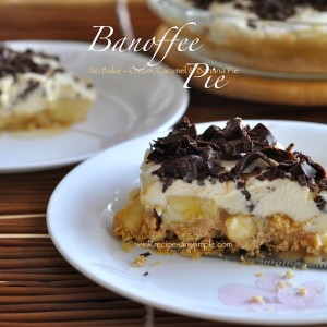 Banoffee Pie 300x300 Dessert Recipes   Sweet Snacks   Cookies