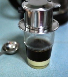 can add condensed milk 268x300 Vietnamese Coffee Recipe   Iced Coffee (Cà phê sữa đá ) or Hot (Cà phê sữa nóng)