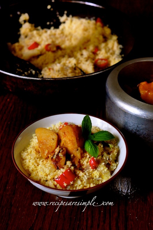 couscous recipe Savory Couscous with Curried Potato