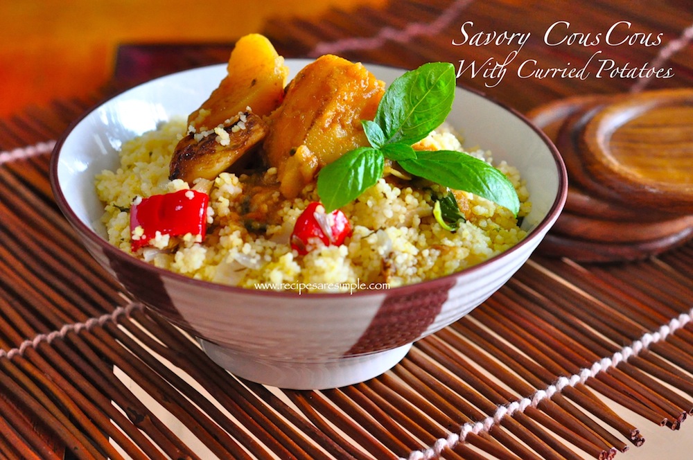 Savory Couscous with Curried Potato