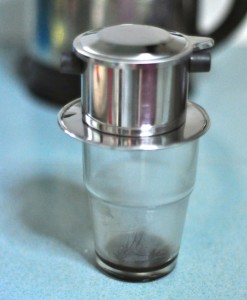 wait for drip 247x300 Vietnamese Coffee Recipe   Iced Coffee (Cà phê sữa đá ) or Hot (Cà phê sữa nóng)