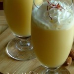 badam milk 150x150 Soy Milk Recipe | How to make Soy Milk   Steps