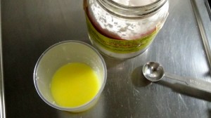 custard powder 300x168 Badam Milk Drink   Almond Milk with Saffron and Cardamom