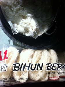 rice vermicelli for bee hoon 224x300 White Bee hoon with Vegetables & Egg