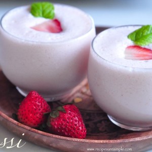 strawberry lassi recipe 300x300 Drinks and Beverages