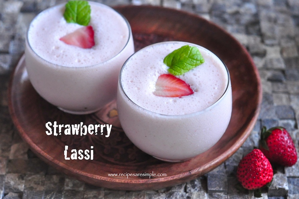strawberry lassi Strawberry Lassi | The original Smoothie flavored with strawberry