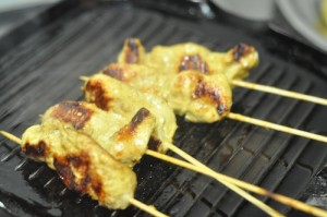 turn 300x199 Chicken Satay Recipe | Malaysian Chicken Skewers